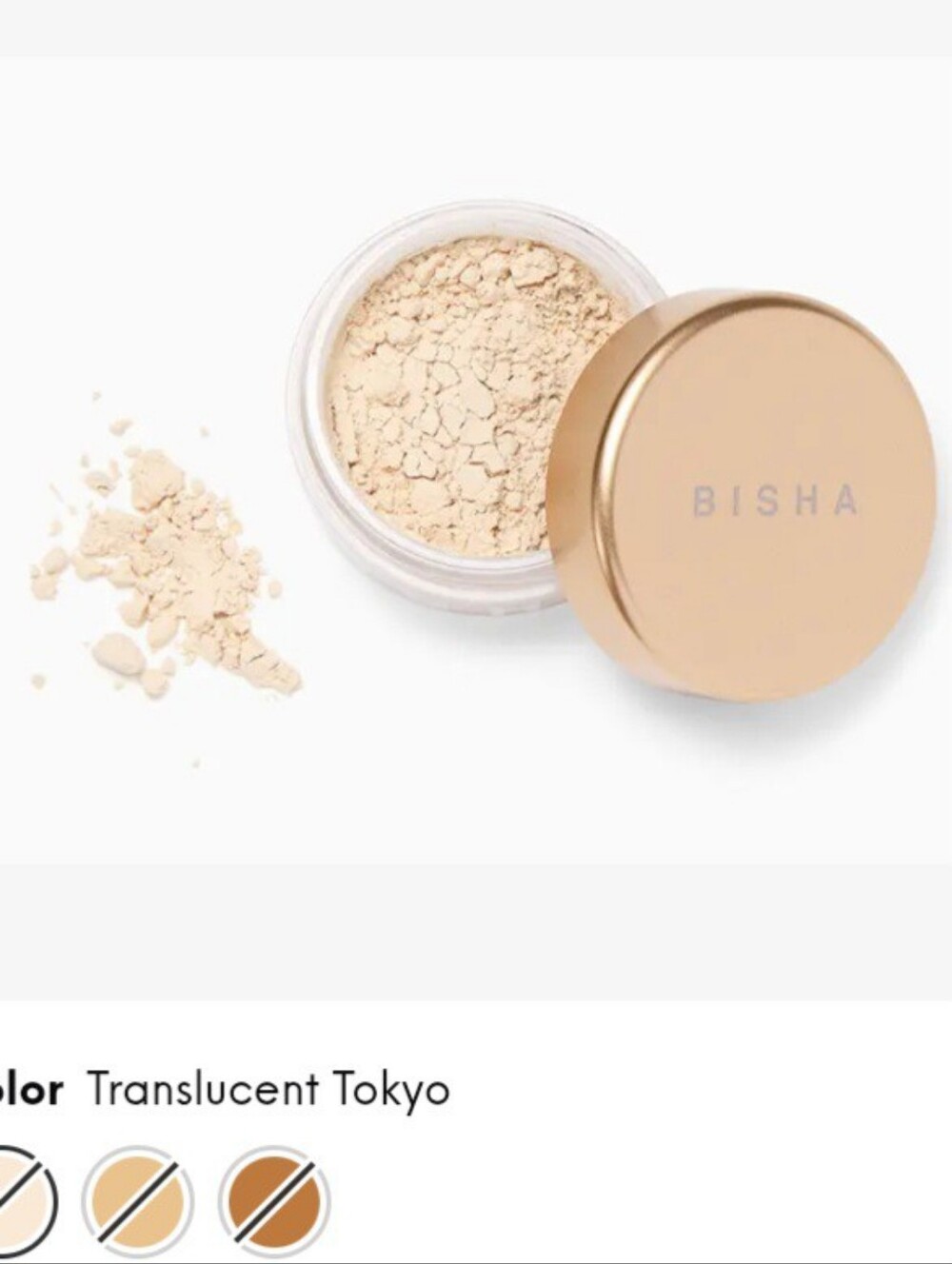 π3β’$13/4β’$16π BISHA Essential Setting Powder In Tokyo Translucent - Picture 2 of 5